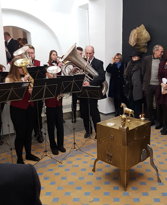 Exhibition „Skulptūra. Tarytum juvelyrika“ Opening at St. Jonas gallery, Vilnius 2018 04 04