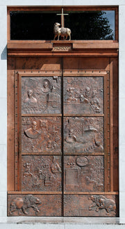 In Architecture The Door of the Cathedral of St. Antanas Paduvietis - ROMUALDAS INČIRAUSKAS